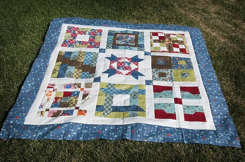 Jelly Roll Quilt Along Quilt Top