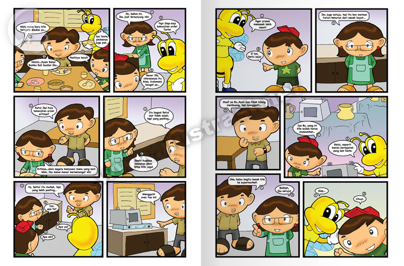Komik Buku Pendidikan Ilustrasi Buku Cerita Komik Buku Pendidikan Ilustrasi Buku Cerita