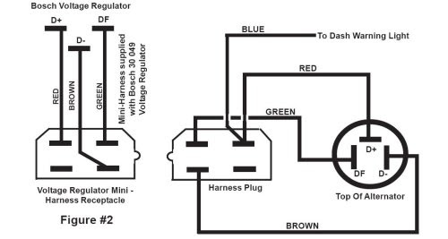 Schematic Bosch Alternator Wiring, Bosch Voltage Regulator Wiring Diagram Vw