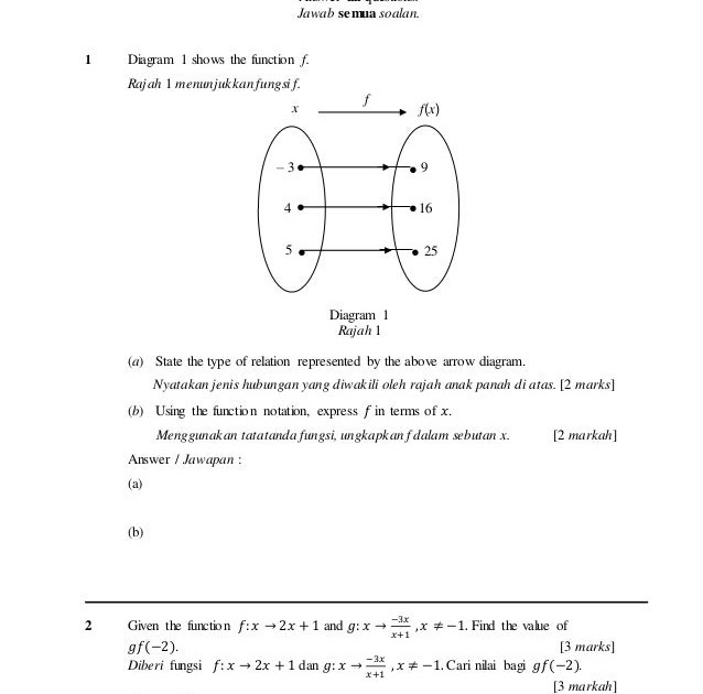 Soalan Matematik Set Tingkatan 4 - Kecemasan 0