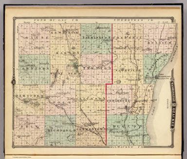 Washington County Wisconsin Map  Cities And Towns Map