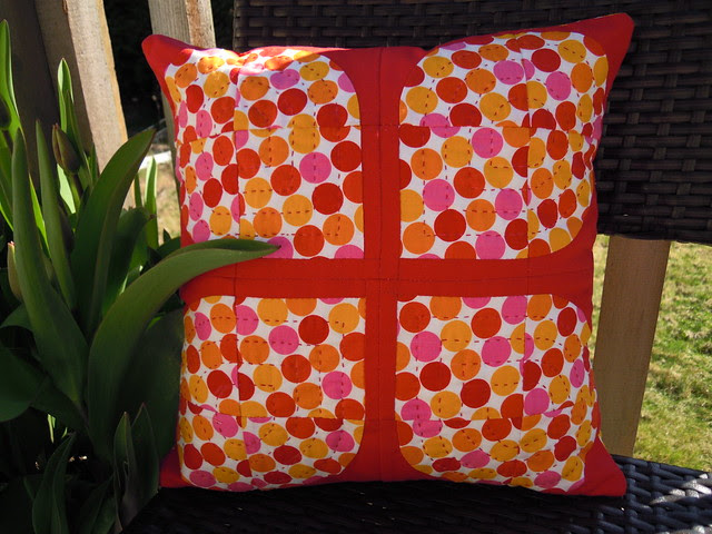 Retro Flowers Pillow