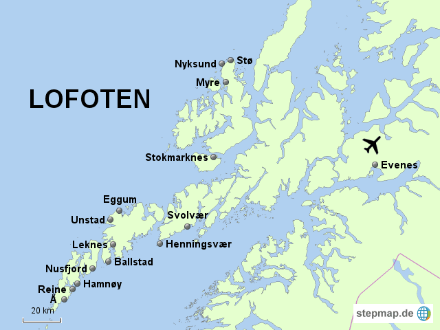 Lofoten Karte | Karte