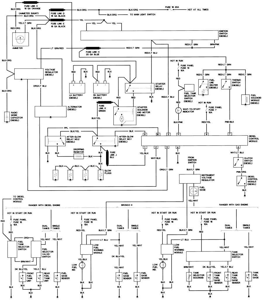 2000 Ford Bronco Wiring Diagram - Cars Wiring Diagram Blog