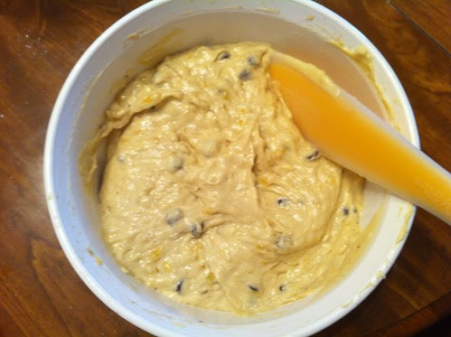 Folding Together Bananas and Batter