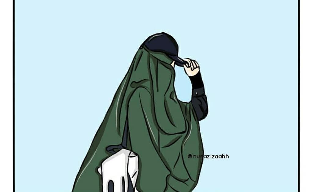 Kartun Hijab Gaul Bertopi : 25 Ide Kartun Muslimah Kartun Animasi