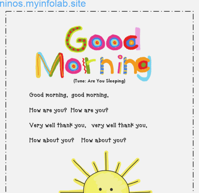 Letras De Canciones En Ingles Para Niños - Canciones
