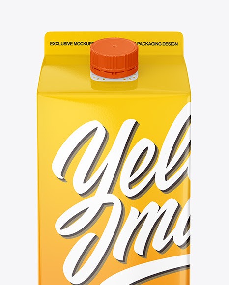 Download 1l Glossy Juice Package Mockup Halfside View High Quality Packaging Psd Mockup Templates Are Downloadable Fully Layered Editable Customizable And Photorealistic Vector Files PSD Mockup Templates