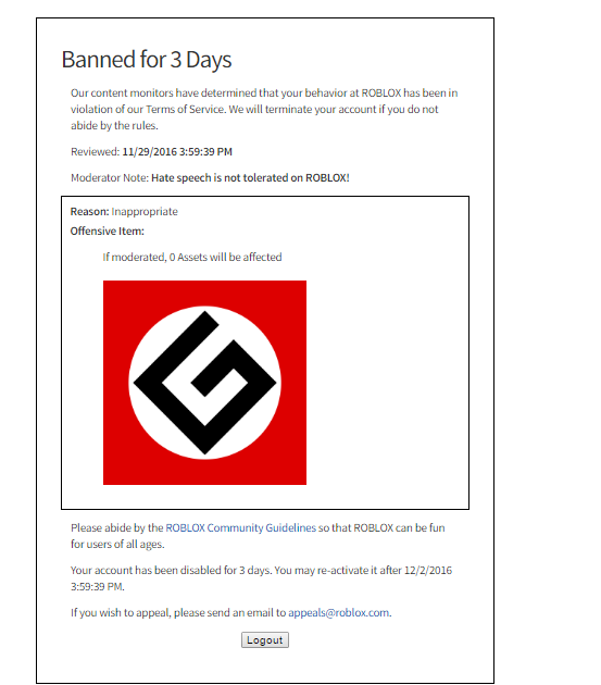 Roblox Account Not Banned Roblox Release Date - roblox appeals phone number