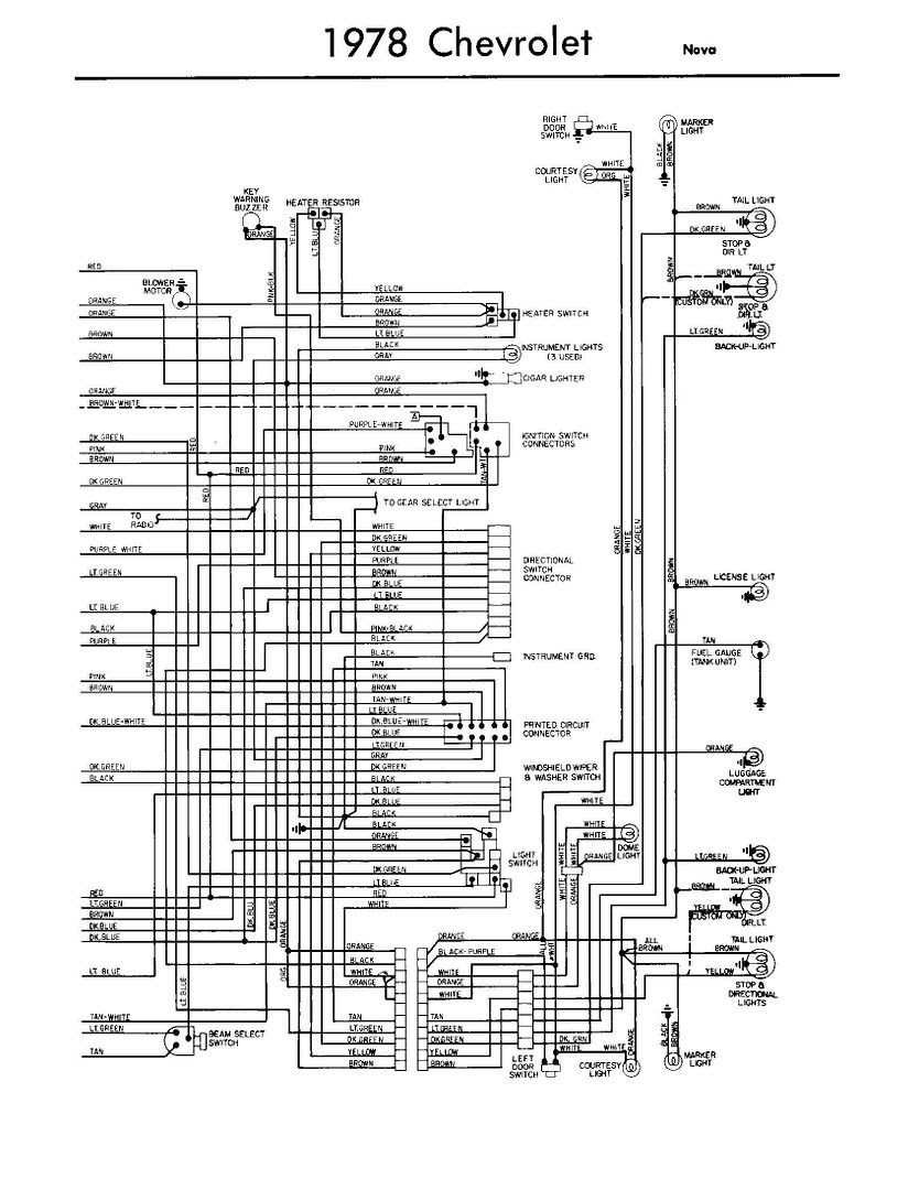 Chevy Nova Fuse Box - Wiring Diagram