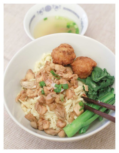 Indonesian Mie Ayam Jamur with Homemade Noodles