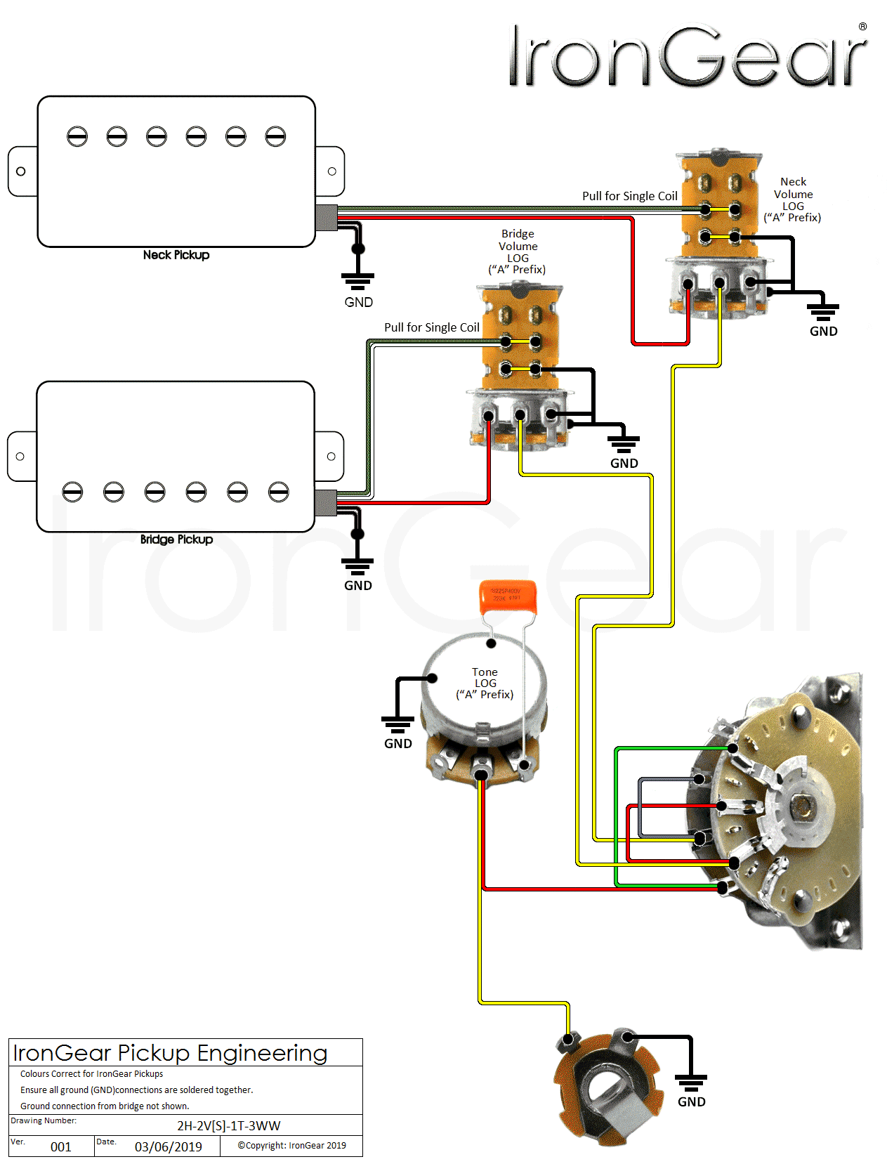Humbucker Coil Split Wiring Diagram