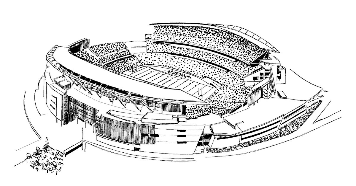 Football Stadium Line Drawing : Football Stadium Clip Art - Cliparts.co