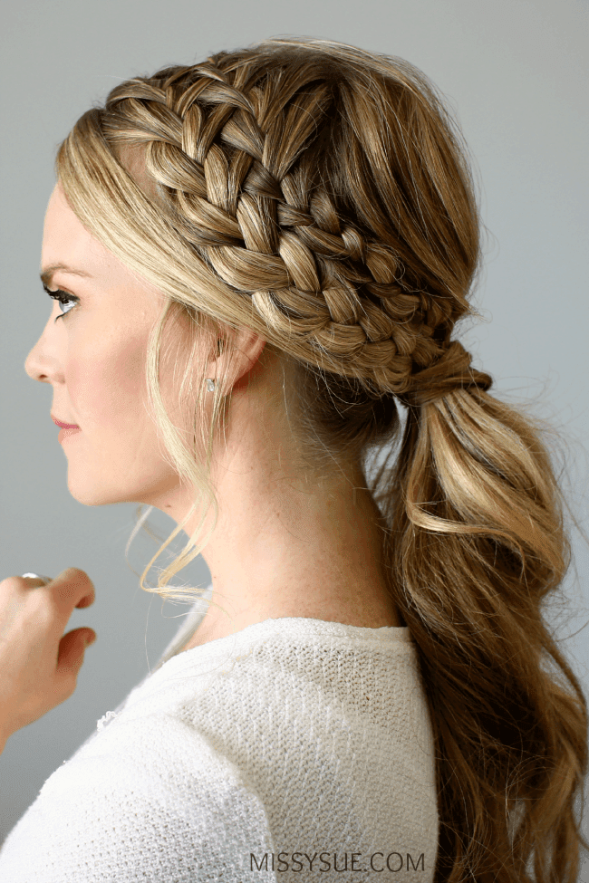 Great Ideas 43 Braided Hairstyles Ponytail