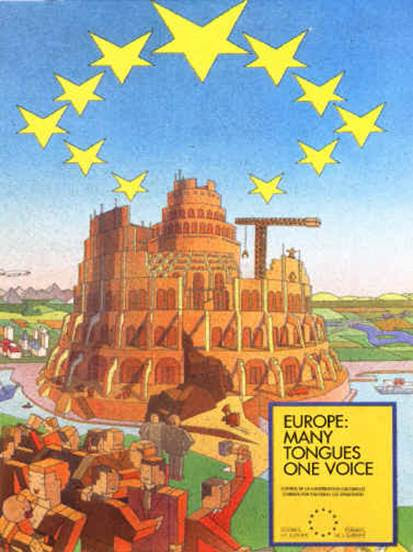 EU Poster Tower Of Babel