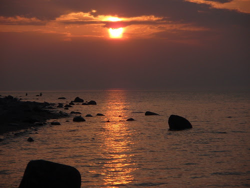 Abendstimmung Steilküste in Heiligenhafen