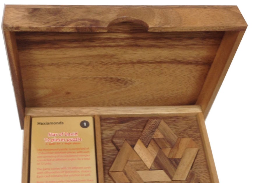 Puzzle wooden star puzzle 12 piece