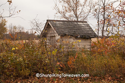 Outhouse at Rognstad School, Vernon County, Wisconsin