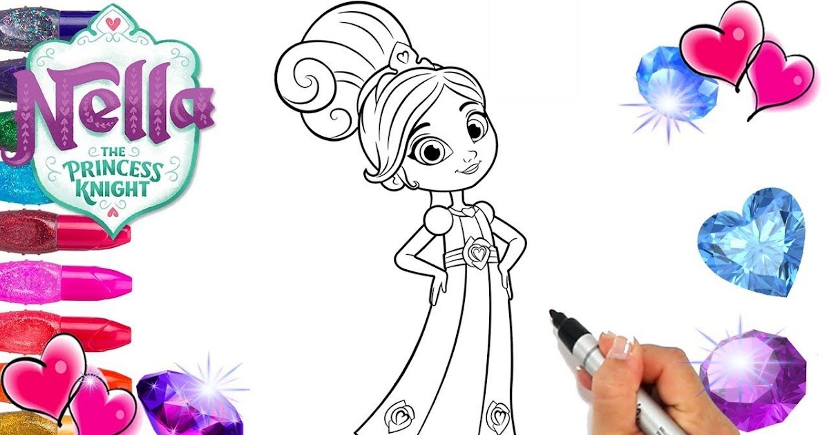 Nella The Princess Knight Coloring Pages - Ferrisquinlanjamal