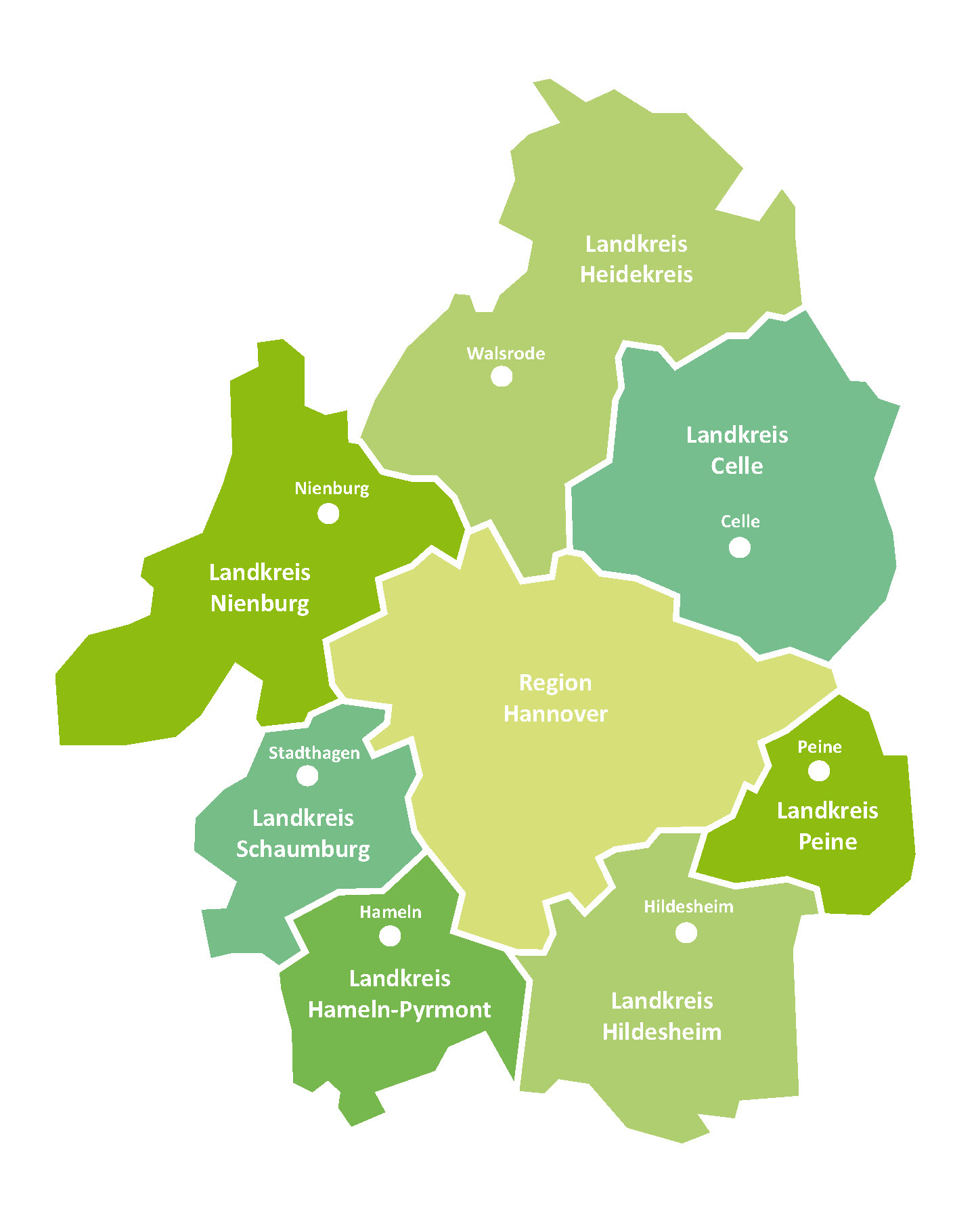 Karte Hannover
