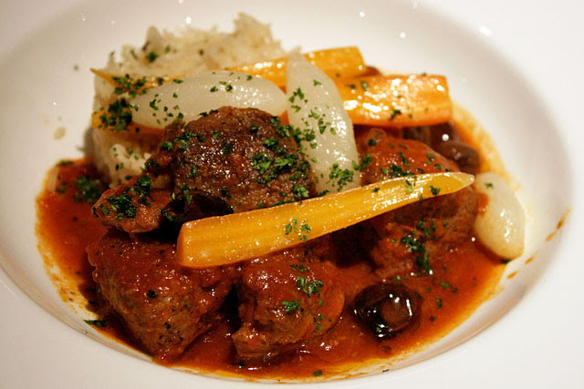 Lamb Navarin that's been gently stewed for 36 hours!