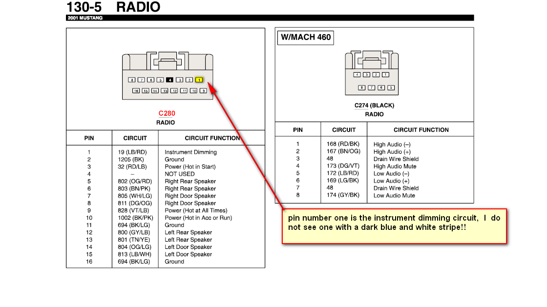 Mach 460 Wiring Diagram 2001 Ford Mustang 2002 - Wiring Diagram