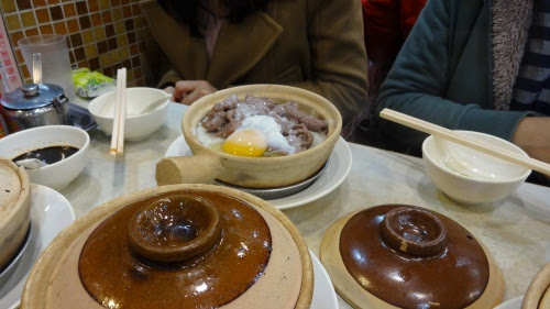 煲仔飯きたー!