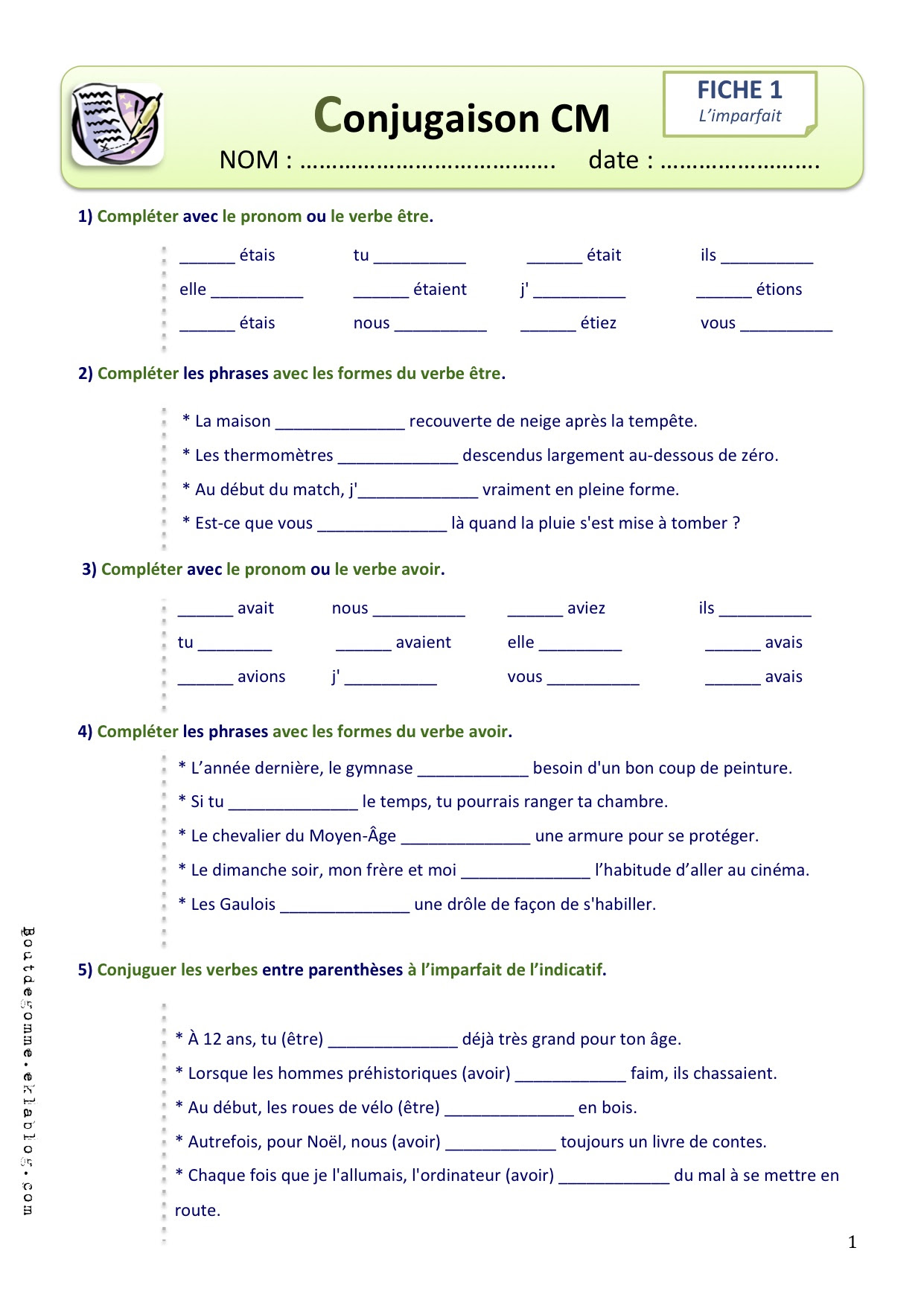 Exercice De Français Ce2 Avec Correction Pdf Exercice Adjectif Ce2 Imprimer Gratuit / ce2: conjugaison-fiches i