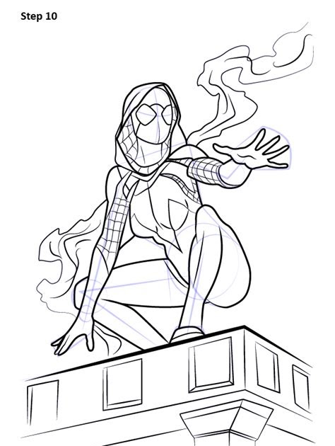 10 Stunning Spider-Girl Coloring Pages for Creative Kids