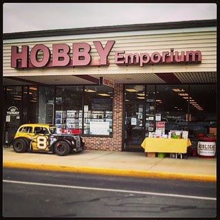 Come by Hobby Emporium and see the #8 #nelcar #uslegends today! #racecar #hobbyexpo #racing