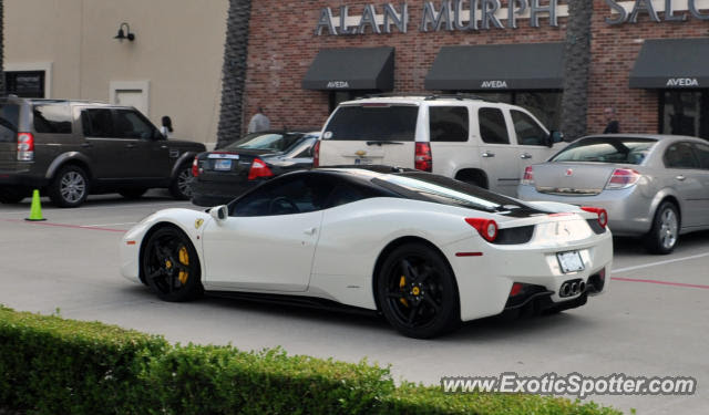 Ferrari 458 Italia spotted in Houston, Texas on 05\/12\/2012 Ferrari 458 Italia spotted in Houston, Texas on 05\/12\/2012