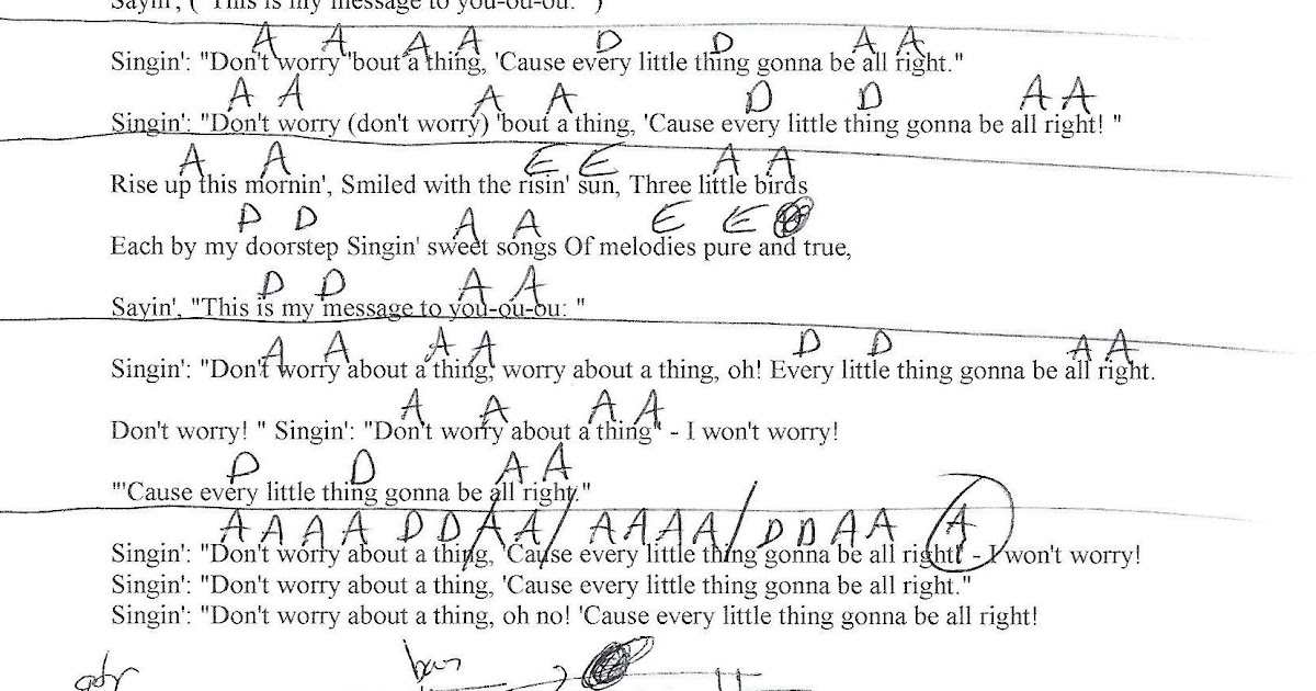 Three Little Birds Ukulele Chords Pdf - Sheet and Chords Collection