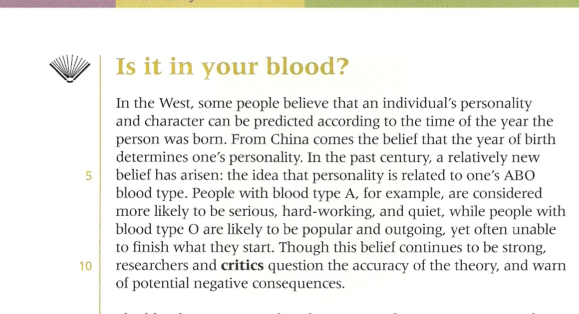 describe blood in creative writing