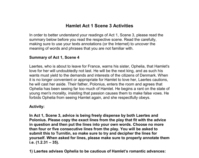 Quotes From Hamlet Act 1 Scene 3 - Quotes Collections