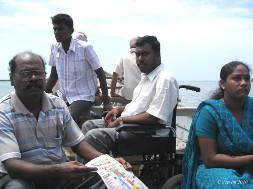 Boat ride in Pulicat