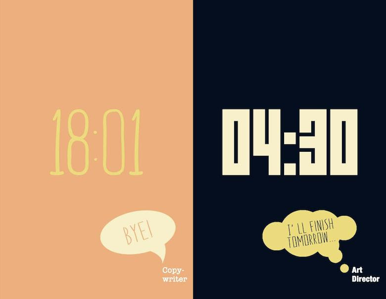 Copywriter Vs Art Director: Illustration - 13 Copywriter Vs Art Director: Illustration - 13