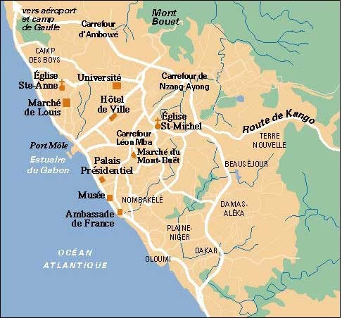 Libreville Map ~ Online Map