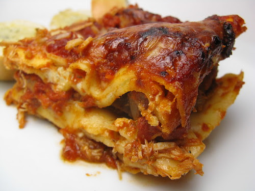 Leftover Pork Lasagna
