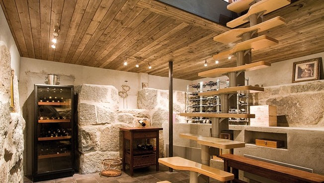 This basement space shows it doesn't take a lot of square feet to create a wine cellar of stellar proportions.