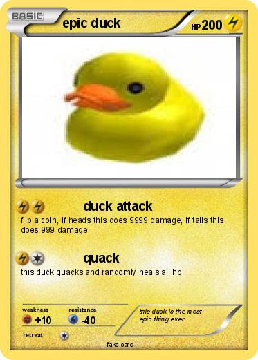 Roblox Epic Duck Roblox Robux Voucher - roblox teh epic duck