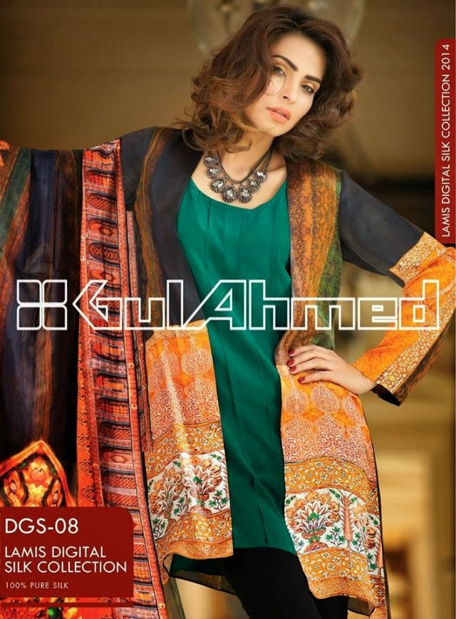Girls-Wear-Beautiful-Winter-Outfits-Gul-Ahmed-Lamis-Digital-Silk-Chiffon-Dress-New-Fashion-Suits-13 Girls-Wear-Beautiful-Winter-Outfits-Gul-Ahmed-Lamis-Digital-Silk-Chiffon-Dress-New-Fashion-Suits-13