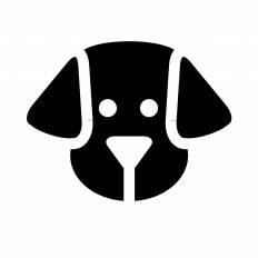 動物の画像について 上犬 イラスト シルエット 顔