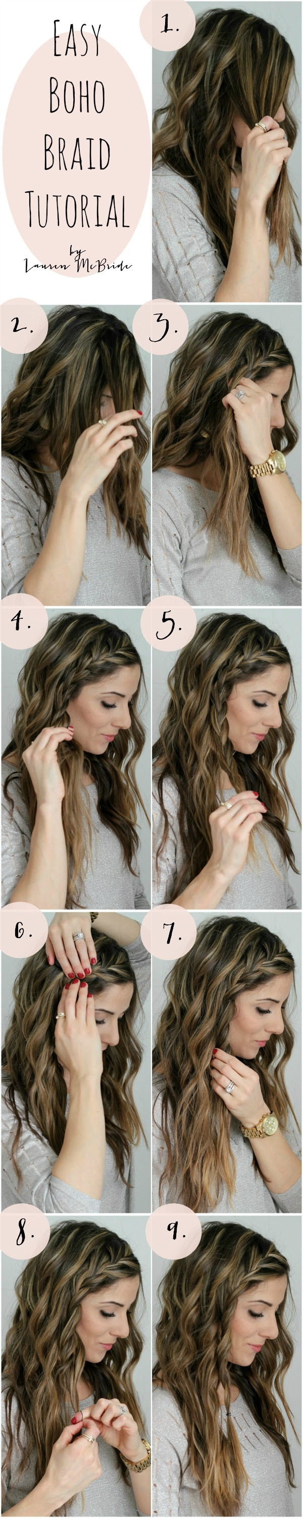 Easy Boho Braid Tutorial