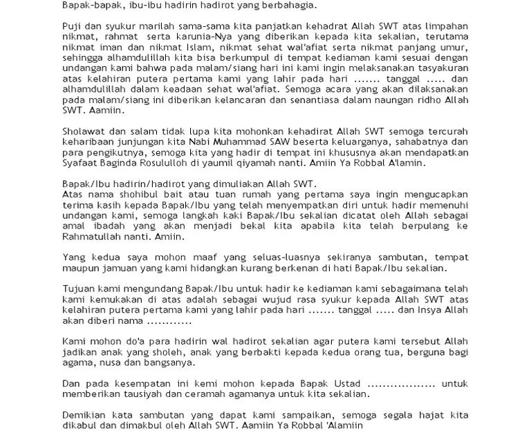 Sambutan Sebagai Tuan Rumah Yang Baik Dan Benar Kumpulan