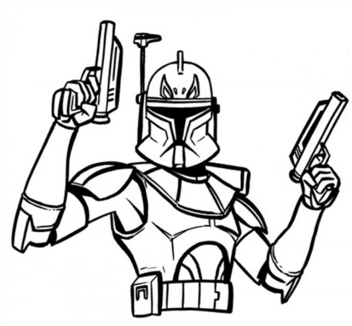 Featured image of post Clone Wars Clone Trooper Coloring Pages