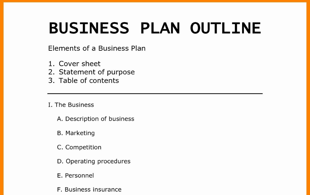 Business Plan Sample Pdf For Students Kenya CAK ONE