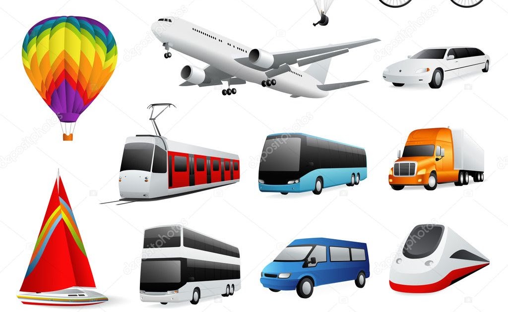 25: Dibujos Bonitos De Medios De Transporte Aereo, Terrestre Y