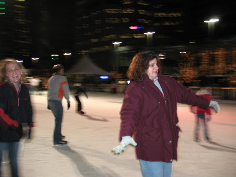 Fountain Square ice skating