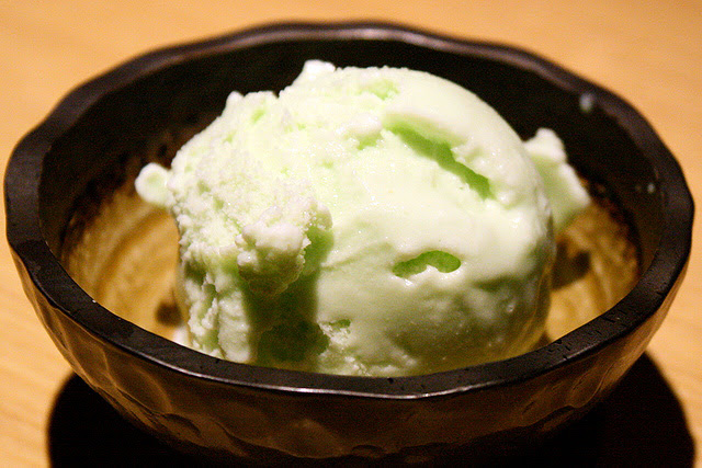 Wasabi ice cream S$3.20