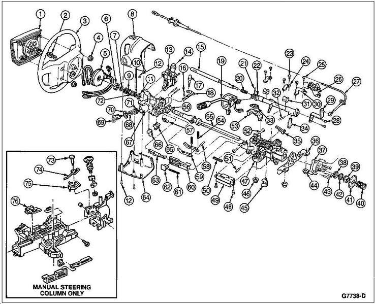 1995 Ford F150 Steering Column Diagram Diagram Resource Gallery